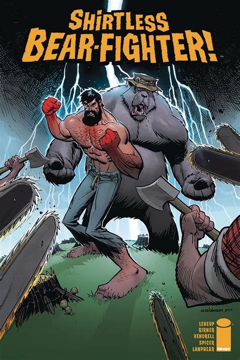 Shirtless Bear Fighter 4 Robinson Cover Fresh Comics