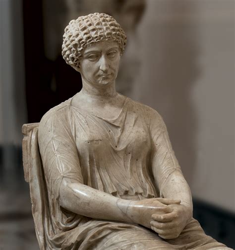 A Sitting Woman With A Portrait Head So Called Agrippina Minor