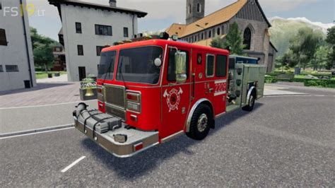 Seagraves Fire Truck V 10 Fs19 Mods Farming Simulator 19 Mods