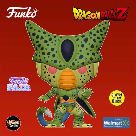 Este es un arte, no una ciencia. 2021 NEW Funko Pop! Dragon Ball Z - Cell (First Form) GITD