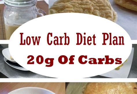 Low Carb Meal Plan That Consist Of 20 Grams Of Carbs Per Day