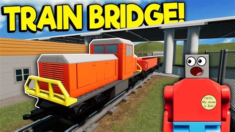 Building A New Train Bridge Over Lego City Brick Rigs Multiplayer
