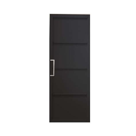 Jeld Wen Slim Line Urban 4 Panel Fully Finished Black Unglazed Internal