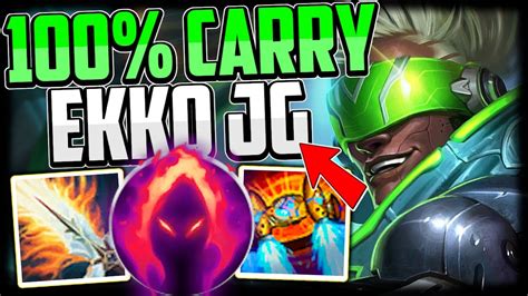 How To Consistently Carry With Ekko Jungle Best Buildrunes Season 11