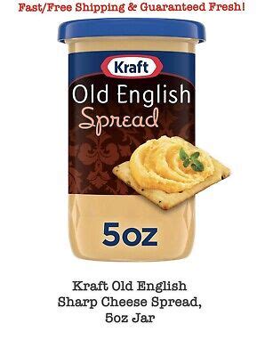 Kraft Old English Sharp Cheese Spread 5oz Jar EBay