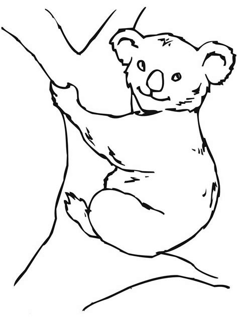 Koala 9399 Animals Printable Coloring Pages