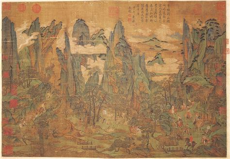 Attributed to Li Zhaodao 李昭道, Emperor Minghuang's Journey 