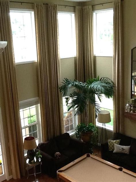 Two Story Curtains Two Story Window Treatments Ideas Two Story Foyer Window Treatments Tw