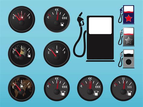 Fuel Icons Vector Art And Graphics