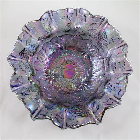 Fenton Light Purple Bowl Collectibles Collectible Glass Pe