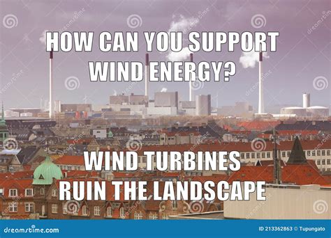 renewable energy meme stock image image of critics 213362863