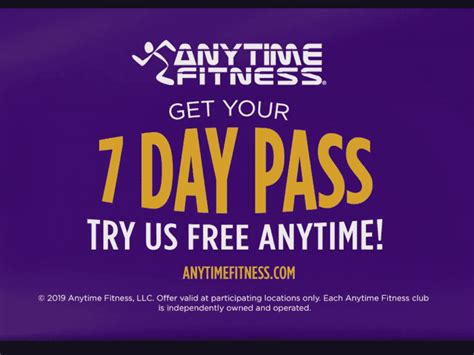 Free 7 Day Guest Pass To Anytime Fitness Todd S Freebies