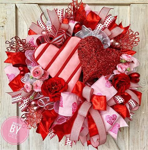 Pin By Karen Grace On Valentines Diy Valentines Day Wreath