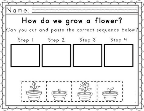 Worksheets For Sequencing In Spring With Images Sequencing Worksheets Educational