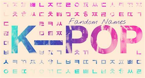 21 All Kpop Fandom Names Kpop Lovin