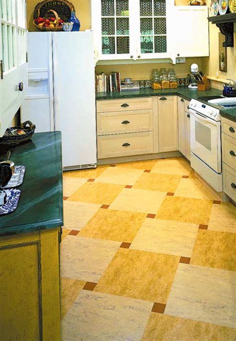 10 Tile Floor Patterns For Kitchen