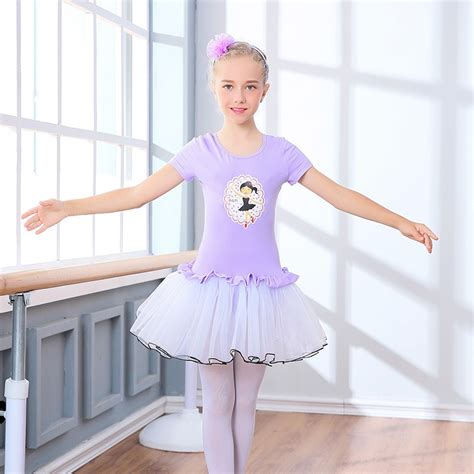 Short Sleeve Cute Ballet Dress Pinkblack Swan Lake Ballet Dance