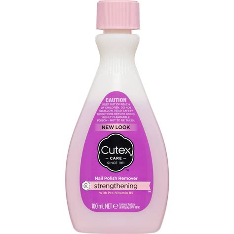 Cutex Nail Polish Remover Strengthening 100ml Woolworths