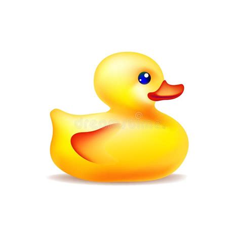 Bath Duck Yellow Vector Stock Vector Illustration Of Products 7394636