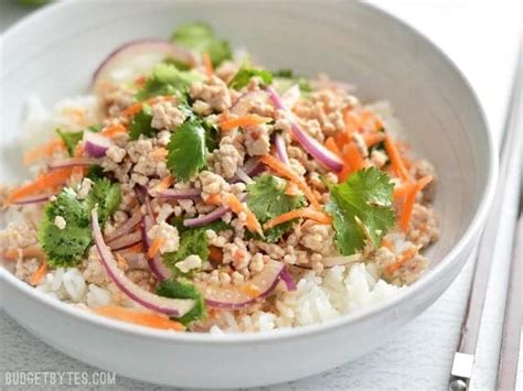 Nam Sod Thai Pork Salad Recipe Budget Bytes