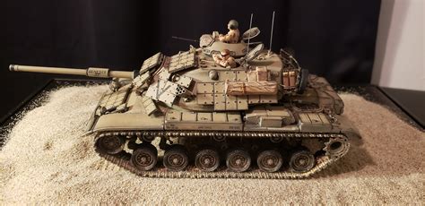 Us Marine M60a1 Tank Plastic Model Military Vehicle Kit 135