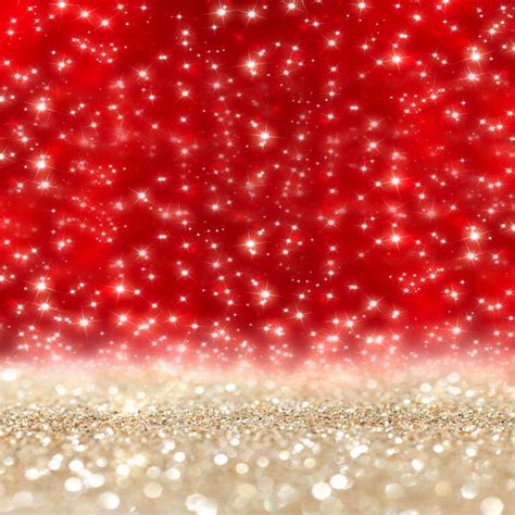 Sparkly Glitter Red Gold Bokeh Sequins Backdrops Vinyl