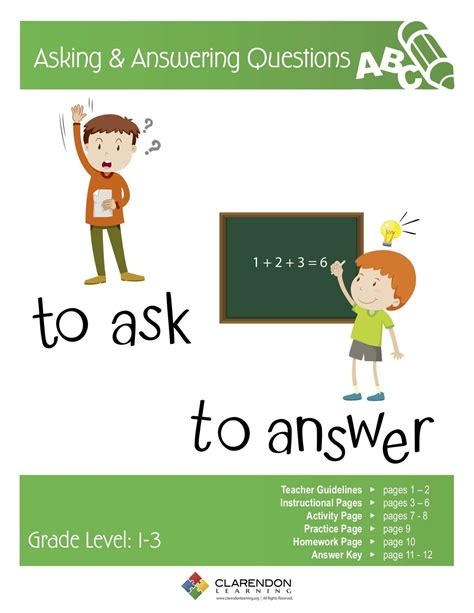 Asking And Answering Questions Learn Bright