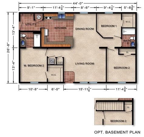 Michigan Modular Home Floor Plan 192 Modular Homes Floor Plans