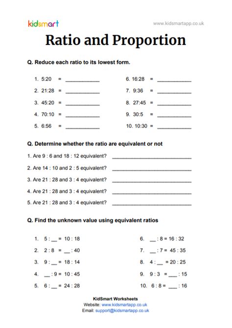 How to workout ratios? explanation, examples and practice worksheets