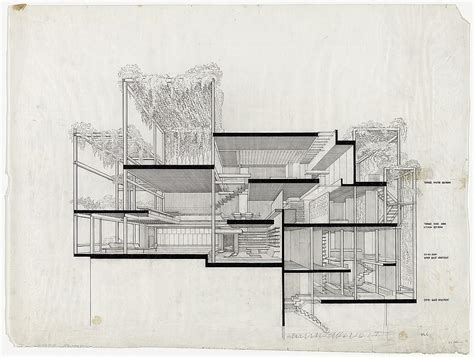 They may be arranged with other views of the object like floor plans and elevations on architectural drawing sheets. A Selection of Paul Rudolph's Perspective Sections - SOCKS