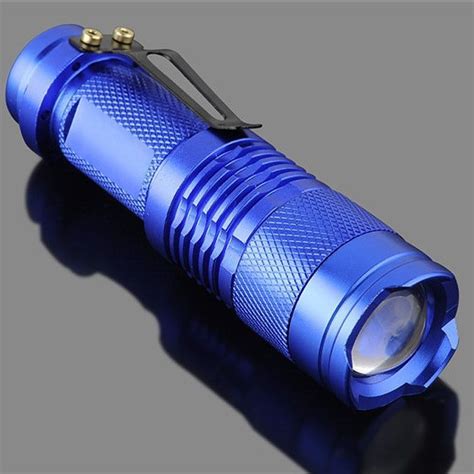 Blue Portable Mini Flashlight Led 2000 Lumens Flashlight Led