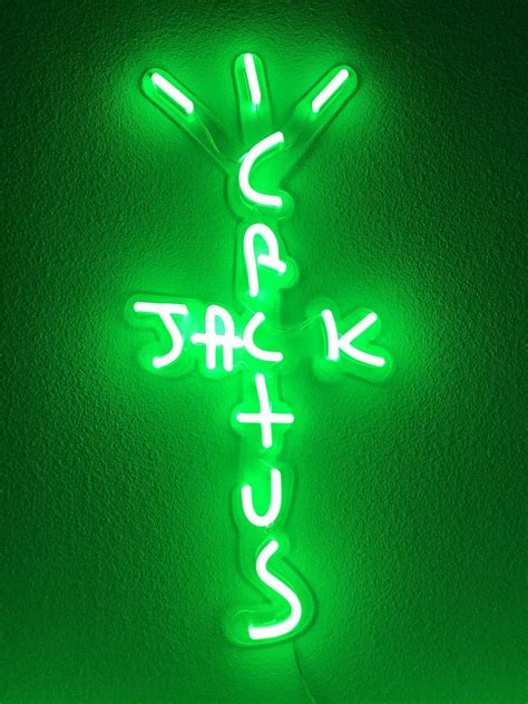 Cactus Jack Neon Sign Light Home Decor Custom Neon Sign Etsy