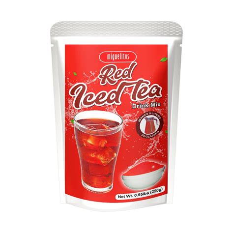 Red Iced Tea Powdered Mix 1kg Pack Shopee Philippines