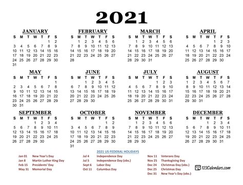 The Wallet Size 2021 Calendar Printable Get Your Calendar Printable