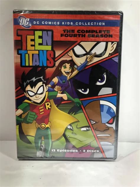 Teen Titans The Complete Fourth Season Dvd 2007 2 Disc Set Factory Sealed 11 00 Picclick