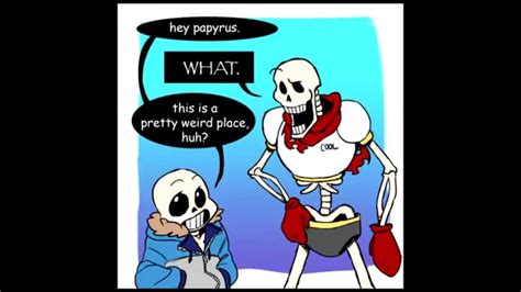 Papyrus And Sans Comic Dub Youtube