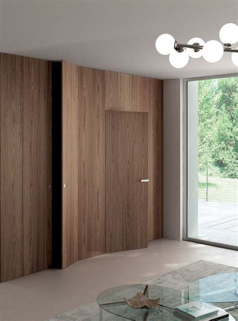 Image Result For Timber Clad Wall With Door Flush Wood Doors Interior Doors Interior Hidden