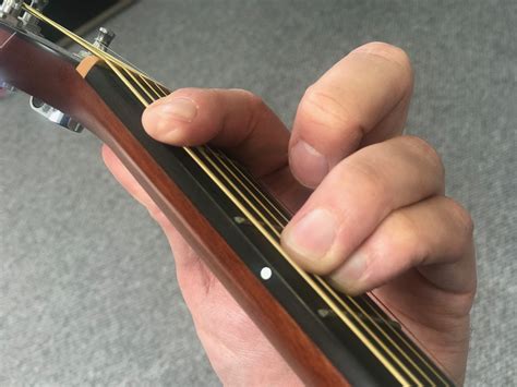 How To Play The Fm Chord On Guitar F Minor With Pictures