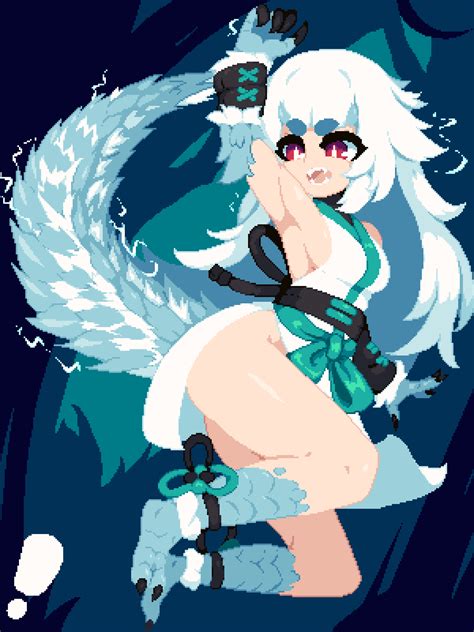 Minimilieu Tobi Kadachi Monster Hunter Series Highres 1girl Armlet Breasts Claws