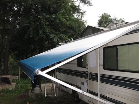 How To Replace Rv Slide Topper Awning Fabric Our Rv Life
