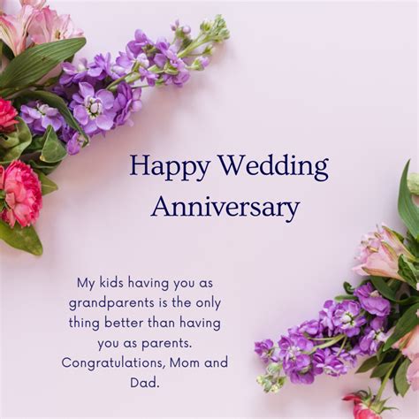 Anniversary Card For Mom And Dad Messages Quotes Status And