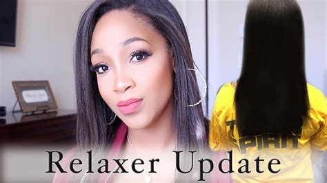 Relaxed Hair Update Maintaining Healthy Relaxed Hair Youtube