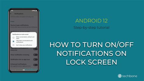 How To Turn Onoff Notifications On Lock Screen Android 12 Youtube