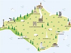 Map Of The Isle Of Wight Print By Pepper Pot Studios | Illustrated map ...