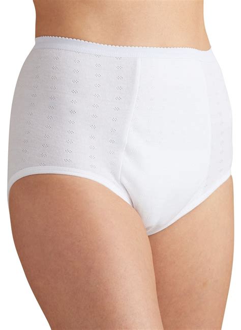 incontinence underwear womens high banded brief beige with super absorbent 14 oz