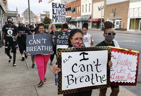 Photos I Cant Breathe Blm Protest In Anniston News