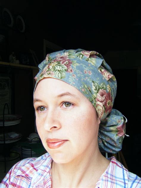 Please download your patterns using. PONYTAIL Bouffant Scrub Hat Surgical Cap Sewing Pattern ...