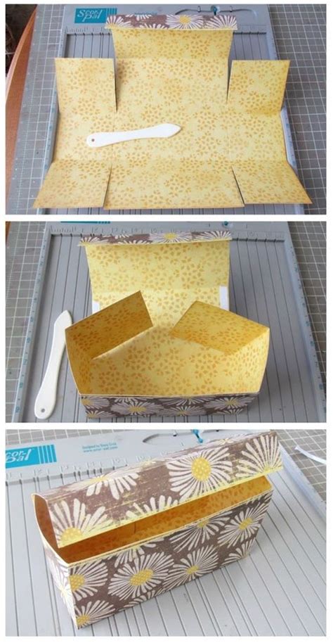 Paper Cookie Box Paper Crafts Diy Paper Diy Box