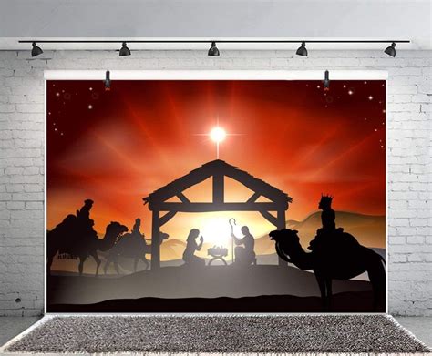 Laeacco Christmas Theme Backdrop 10x8ft Vinyl Photography
