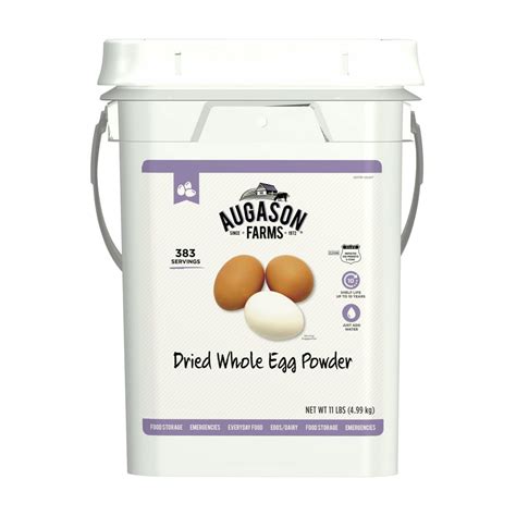 Augason Farms Dried Whole Egg Powder Emergency Food Supply 11 Pound 4